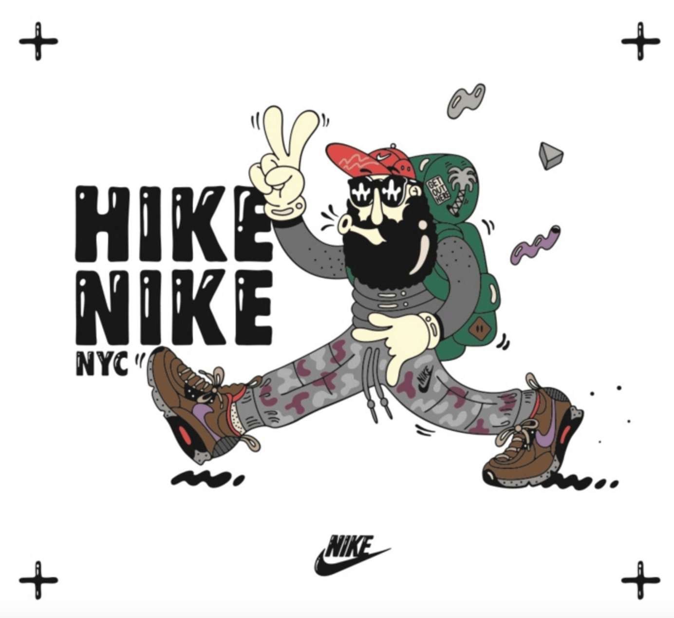 Hike Nike NYC: Pop Up Art for Fall 