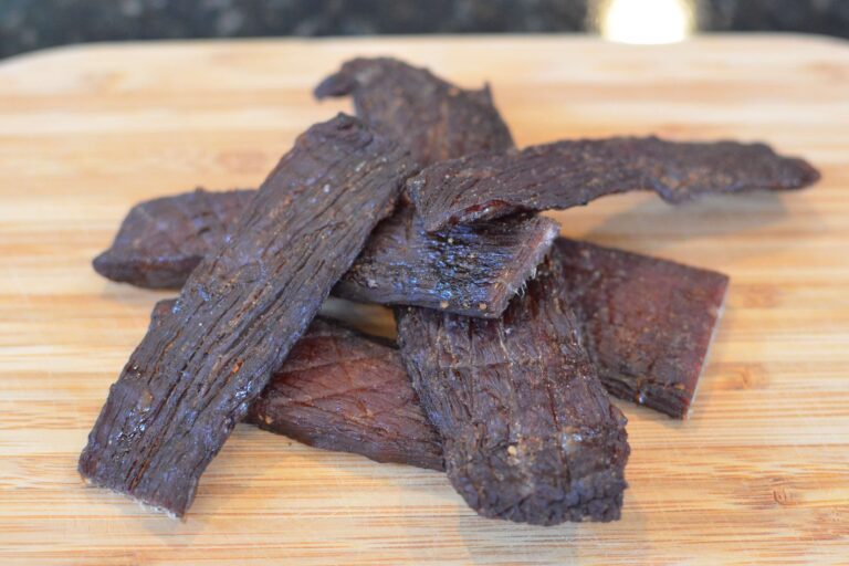 homemade beef jerkey courtesy paprika and pinot