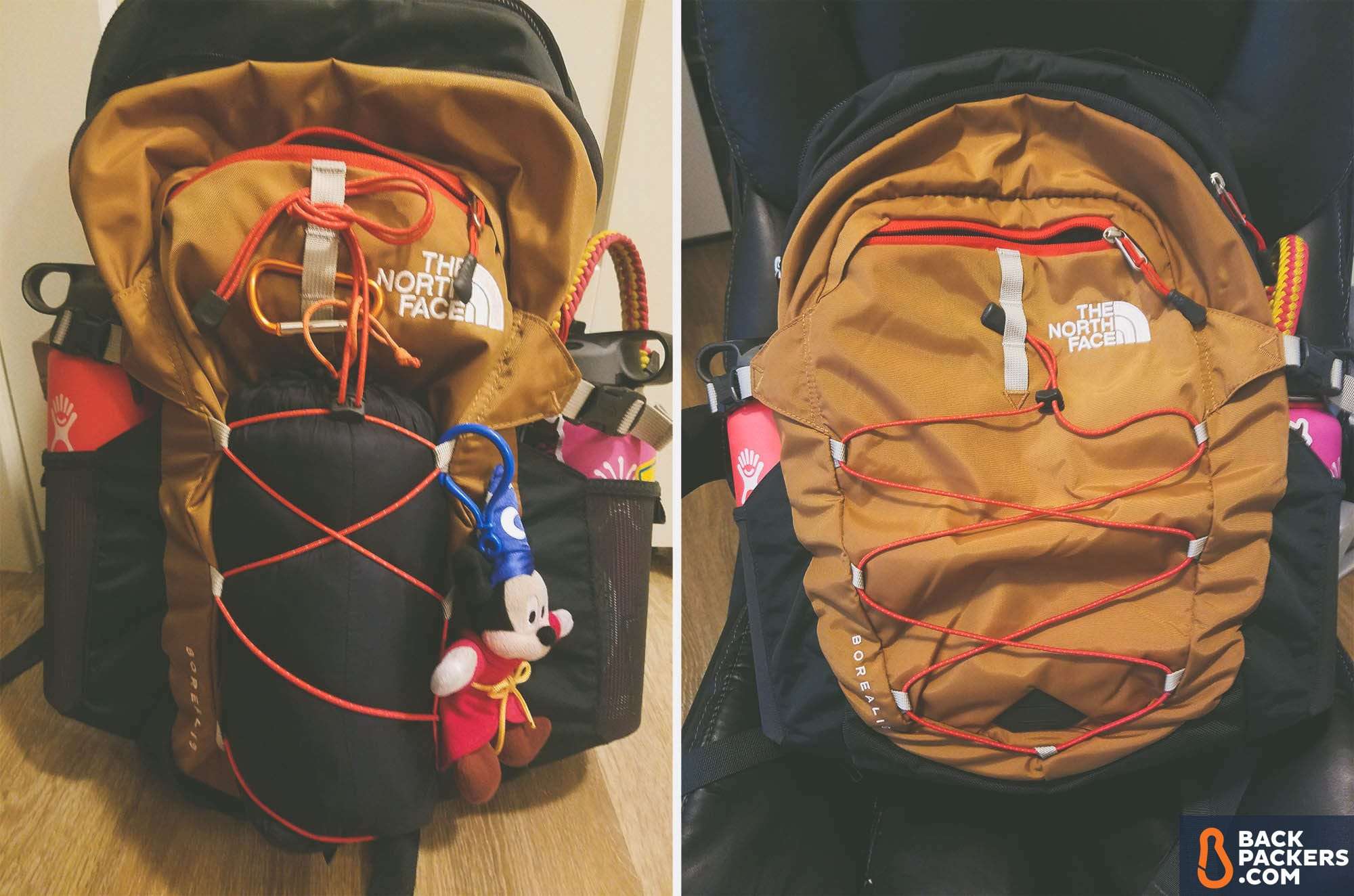 north face backpack string
