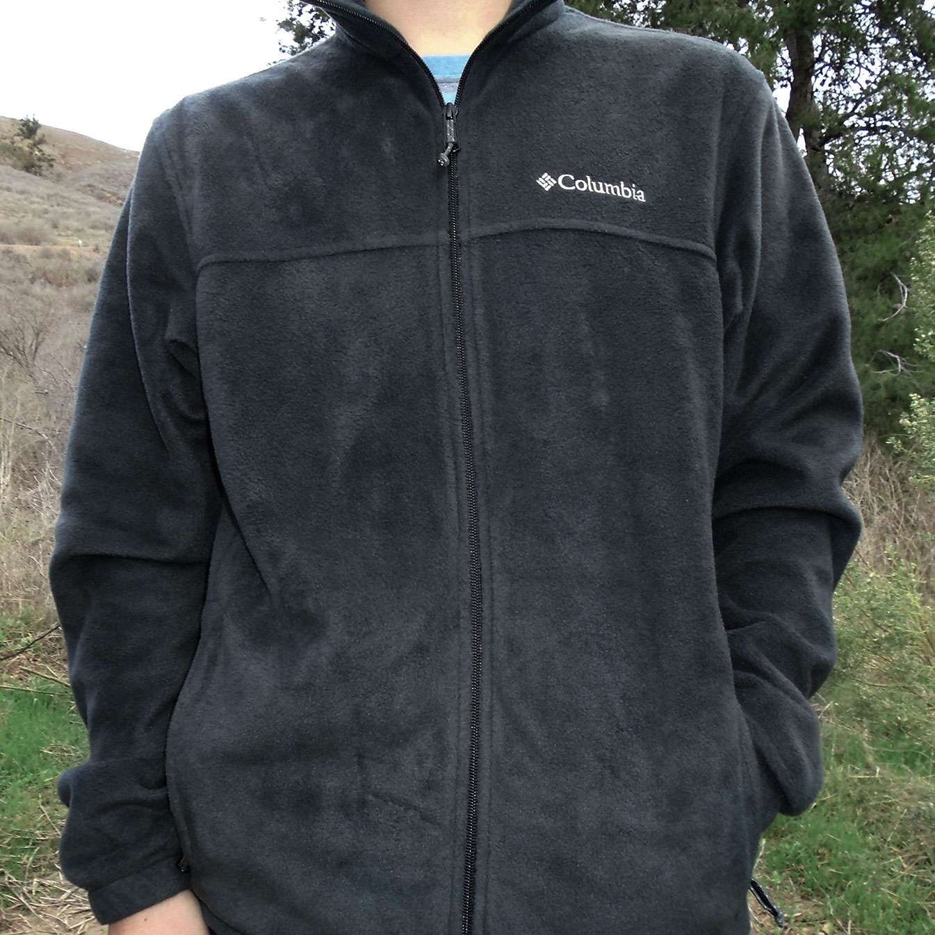 big & tall columbia flattop ridge fleece jacket