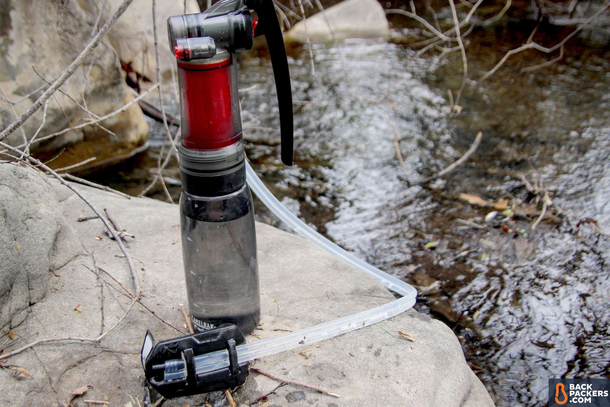 MSR Guardian purifier attached to bottle 3