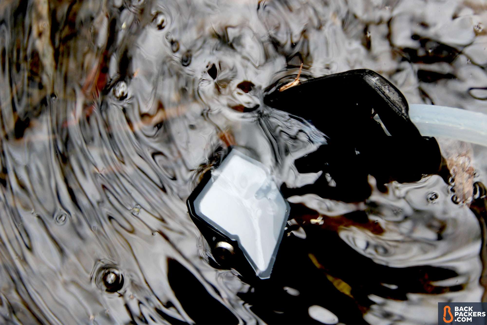 MSR Guardian purifier prefilter in water