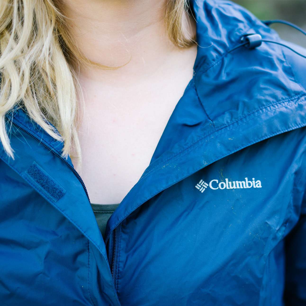 men's columbia weather drain rain jacket