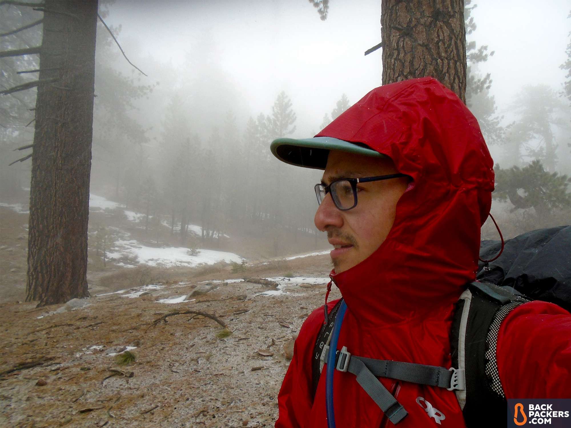 Outdoor-Research-Helium-II-on-the-trail Ultralight Storm Shell