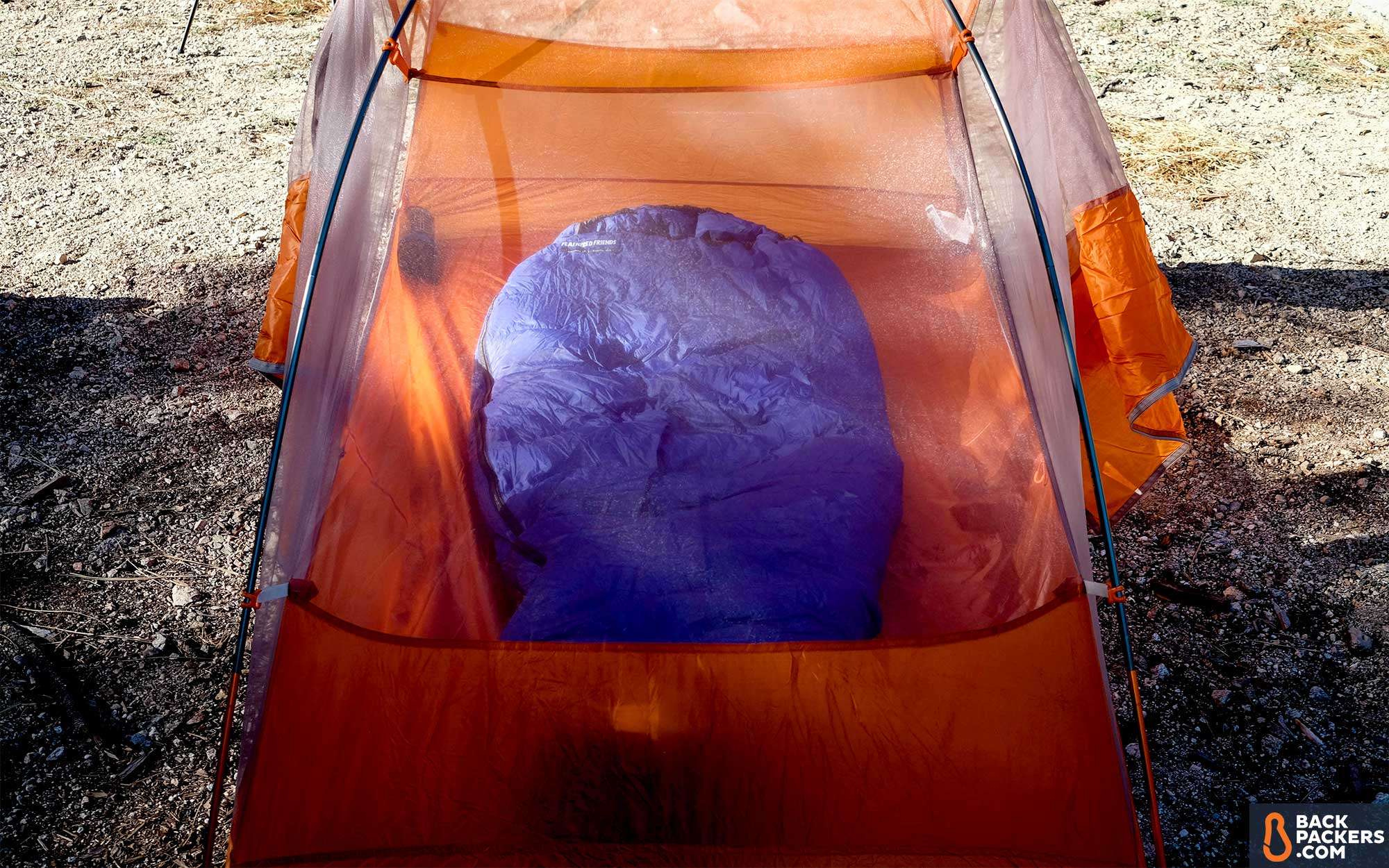 Feathered-Friends-Egret-Sleeping-Bag-review-logo-featured-in-tent
