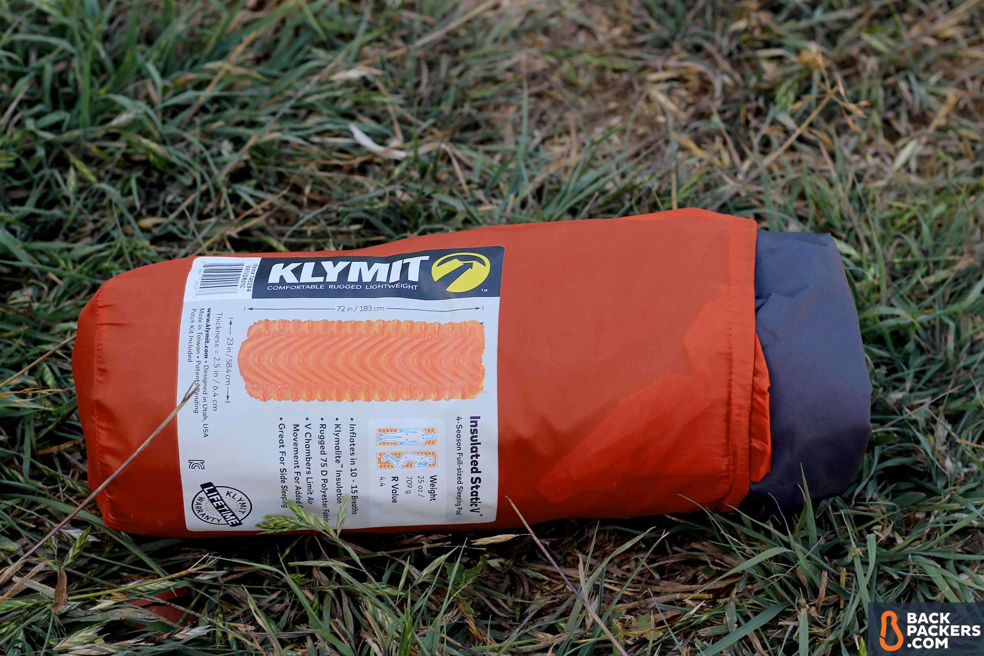 Klymit Insulated Static V Review 19 Sleeping Pad Review Backpackers Com