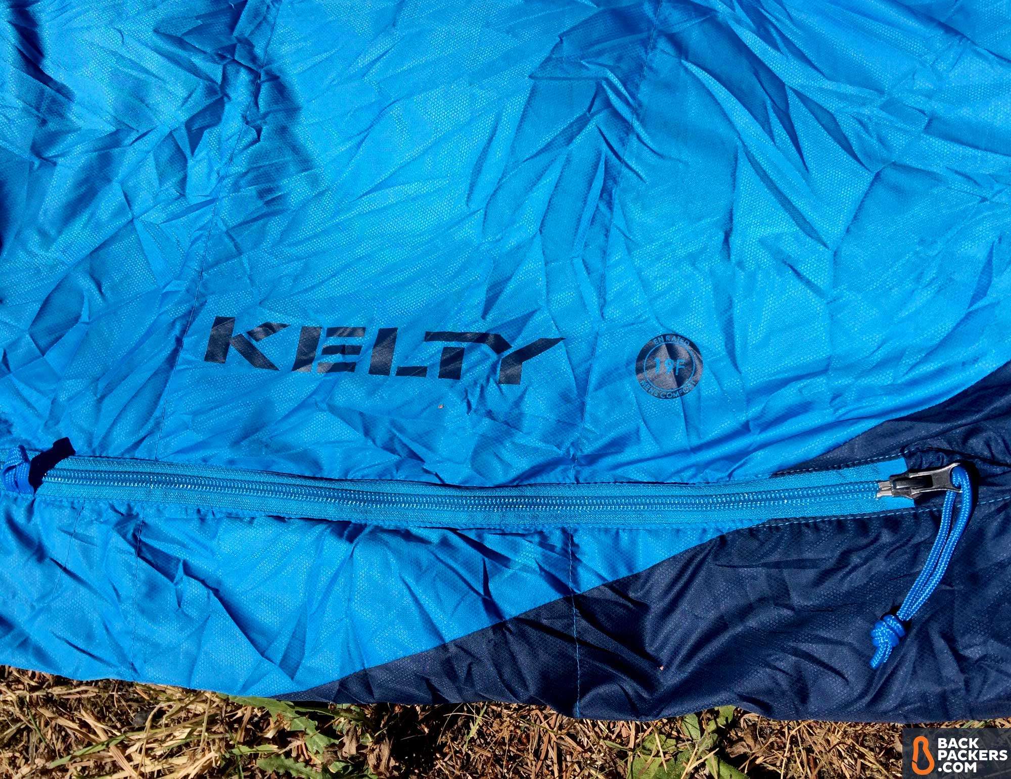 Kelty-Cosmic-Down-20-review-zipper-and-brand-name