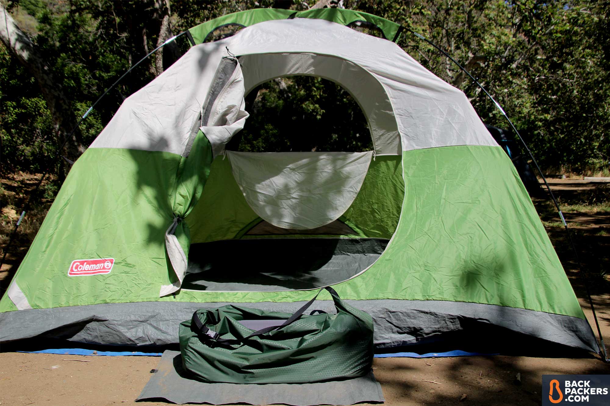 Exped-MegaMat-10-review-with-4P-tent