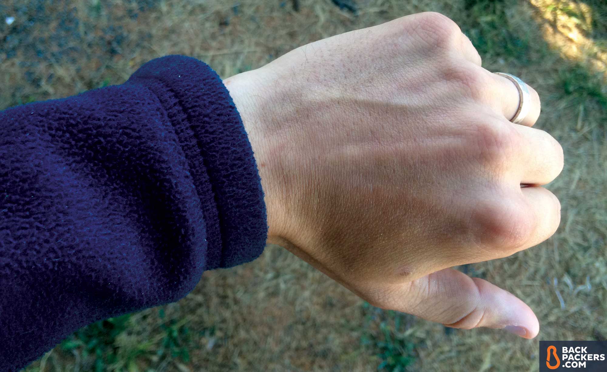 The-North-Face-Glacier-1/4-Zip-review-cuffs