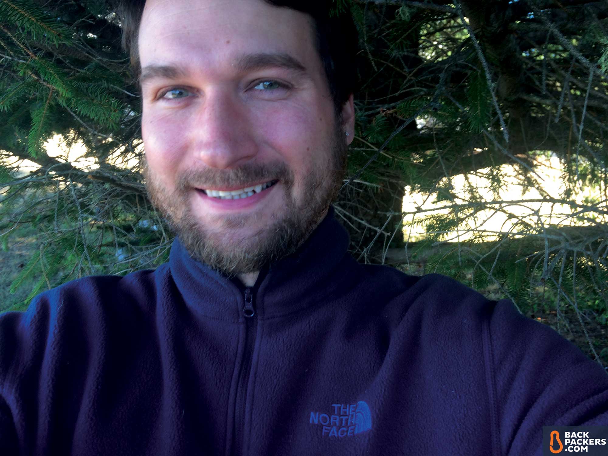 The-North-Face-Glacier-1/4-Zip-review-selfie