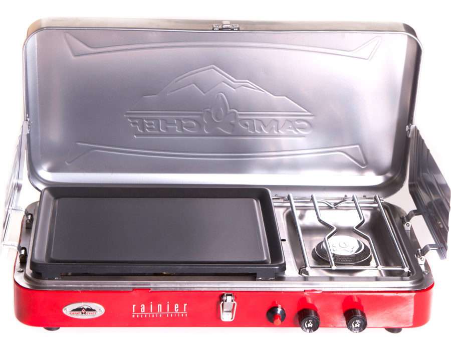 how-to-choose-the-best-camping-stove-camp chef rainier griddle half stock