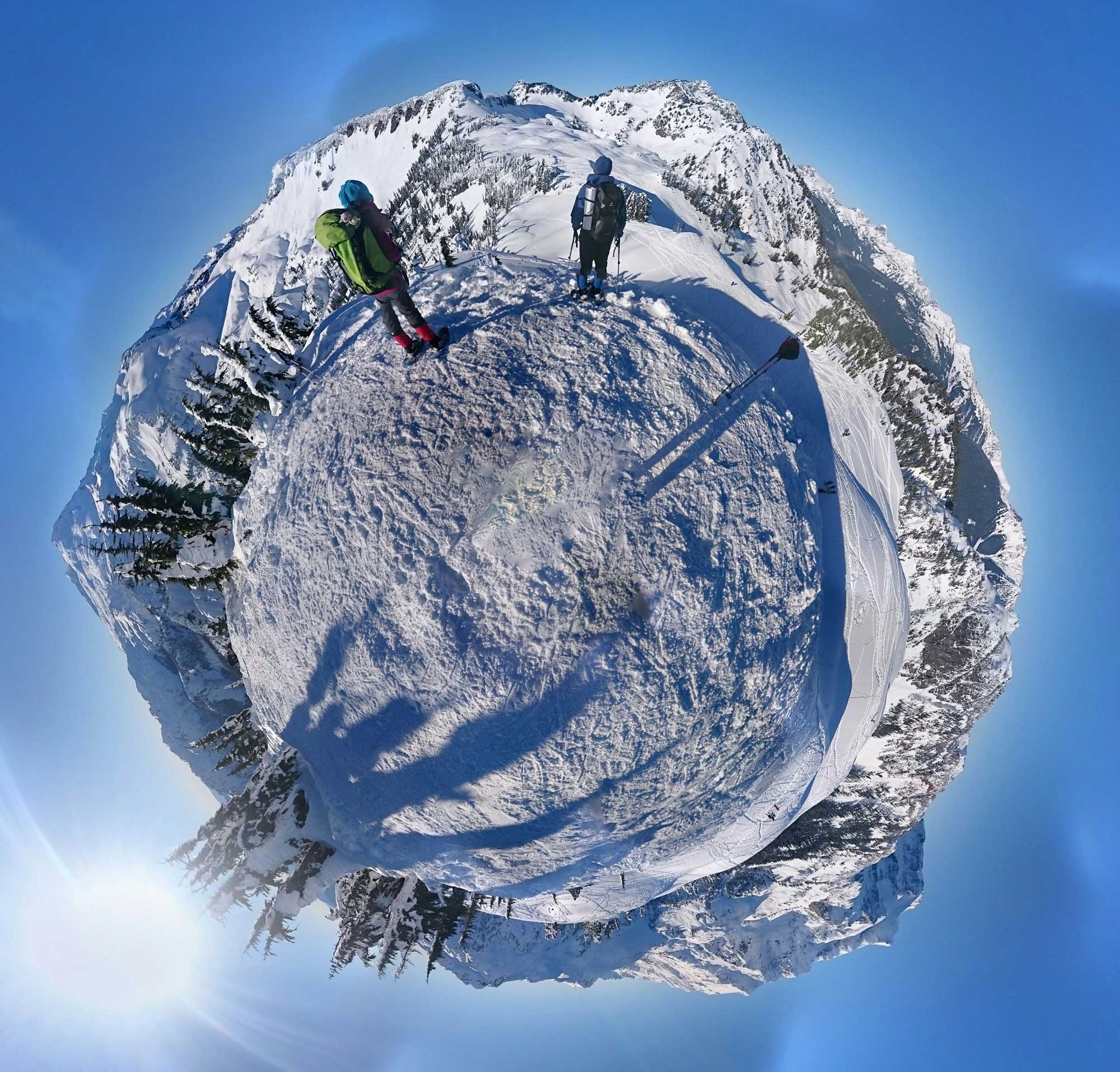 tiny-planet-pictures-Artist-Point-and-Mt.-Baker-Washington