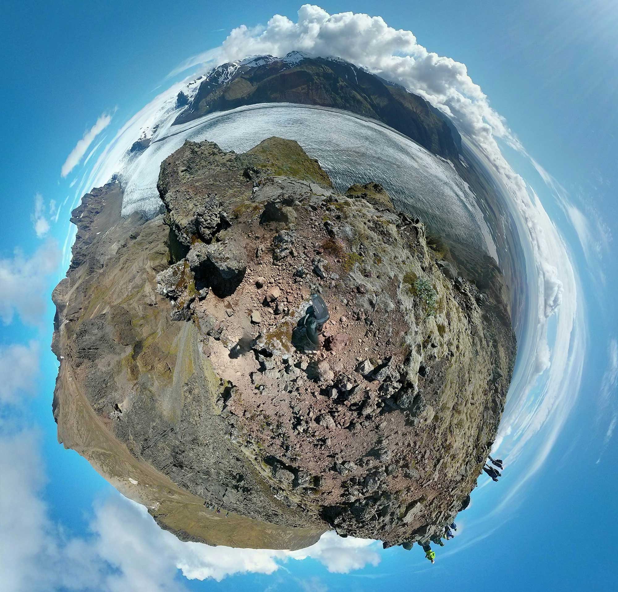 tiny-planet-pictures-Skaftafell-National-Park-Iceland