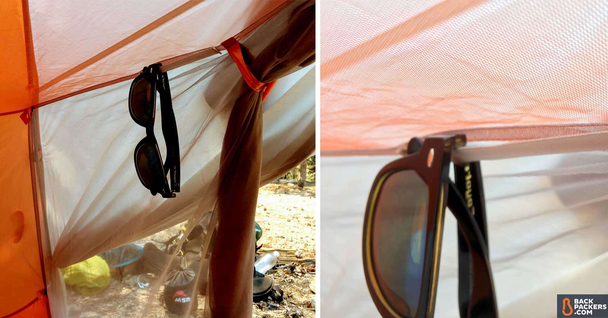Big Agnes Copper Spur UL2 HV Review-sunglass-hanger