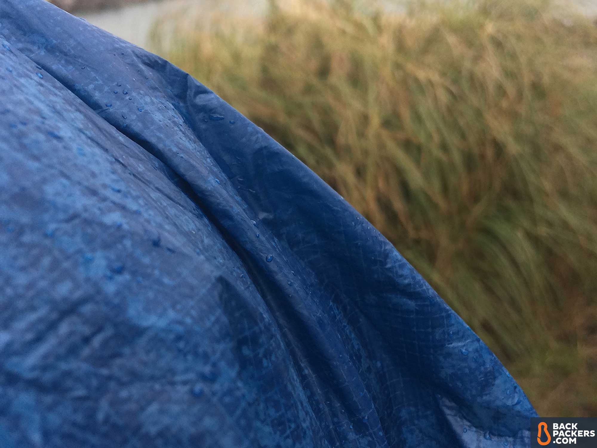 Frogg Toggs Ultra-Lite2 Jacket Review-fabric-wet-out