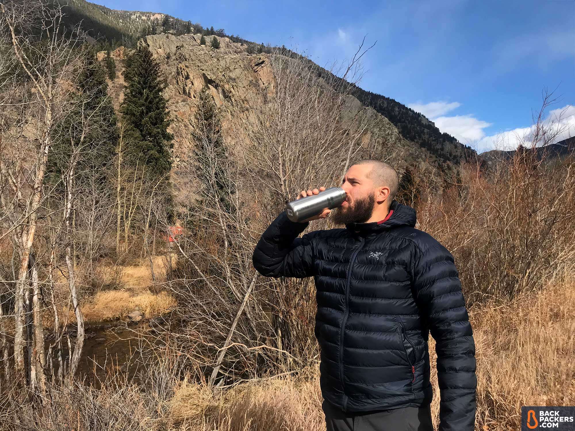 Klean-Kanteen-Wide-Mouth-review-drinking