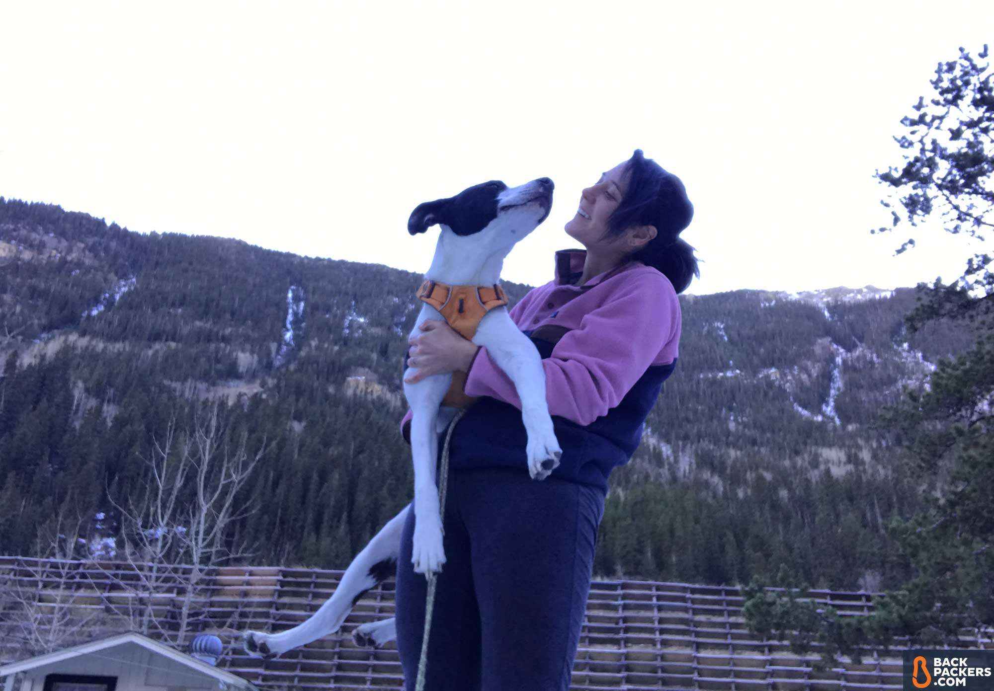 Patagonia-Lightweight-Synchilla-Snap-T-review-with-dog
