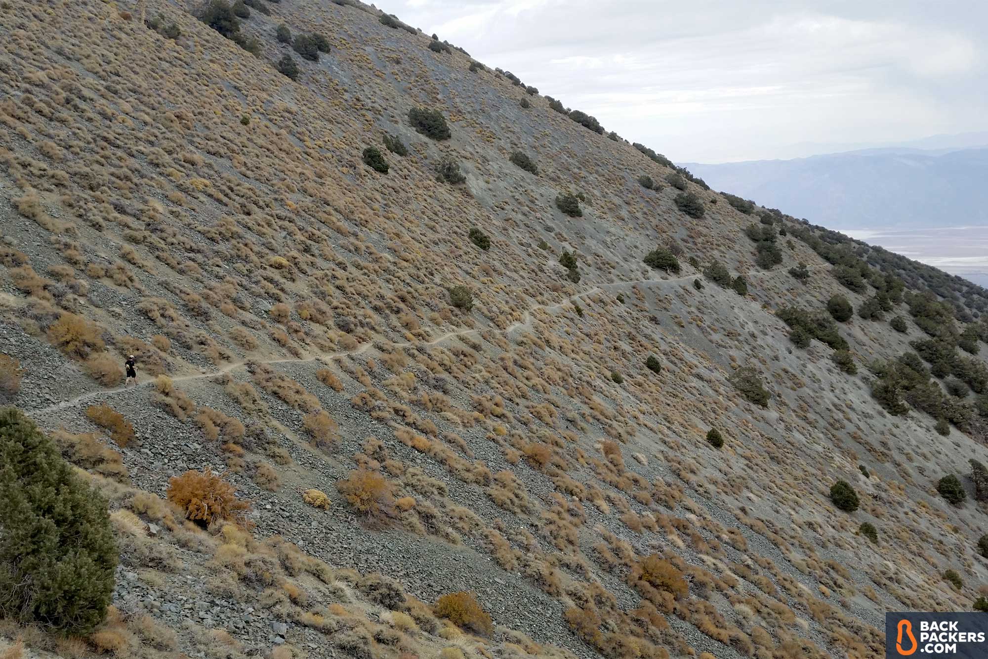 Brooks-Cascadia-12-review-hiking-up-to-telescope-peak-death-valley