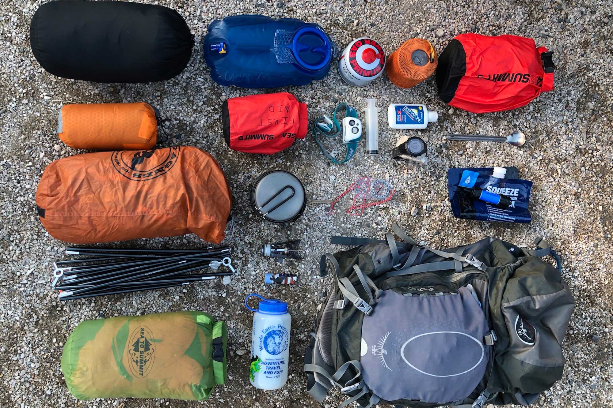 Havasupai Falls Hike in Arizona Gear Spread