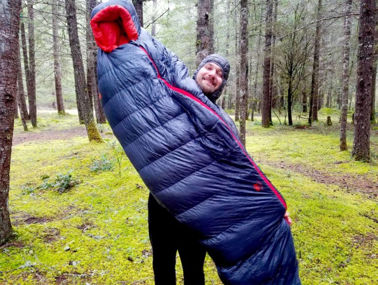 REI-Magma-10-Sleeping-Bag-review-holding-bag-2
