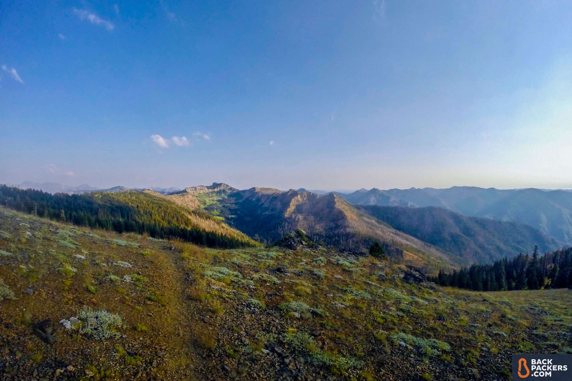 Section Hiking the Pacific Crest Trail marble mountain wilderness