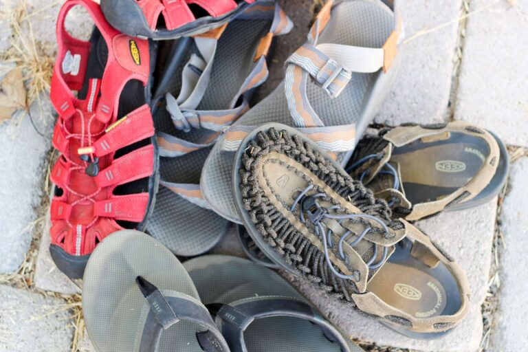 best-hiking-sandals-jumble-of-sandals