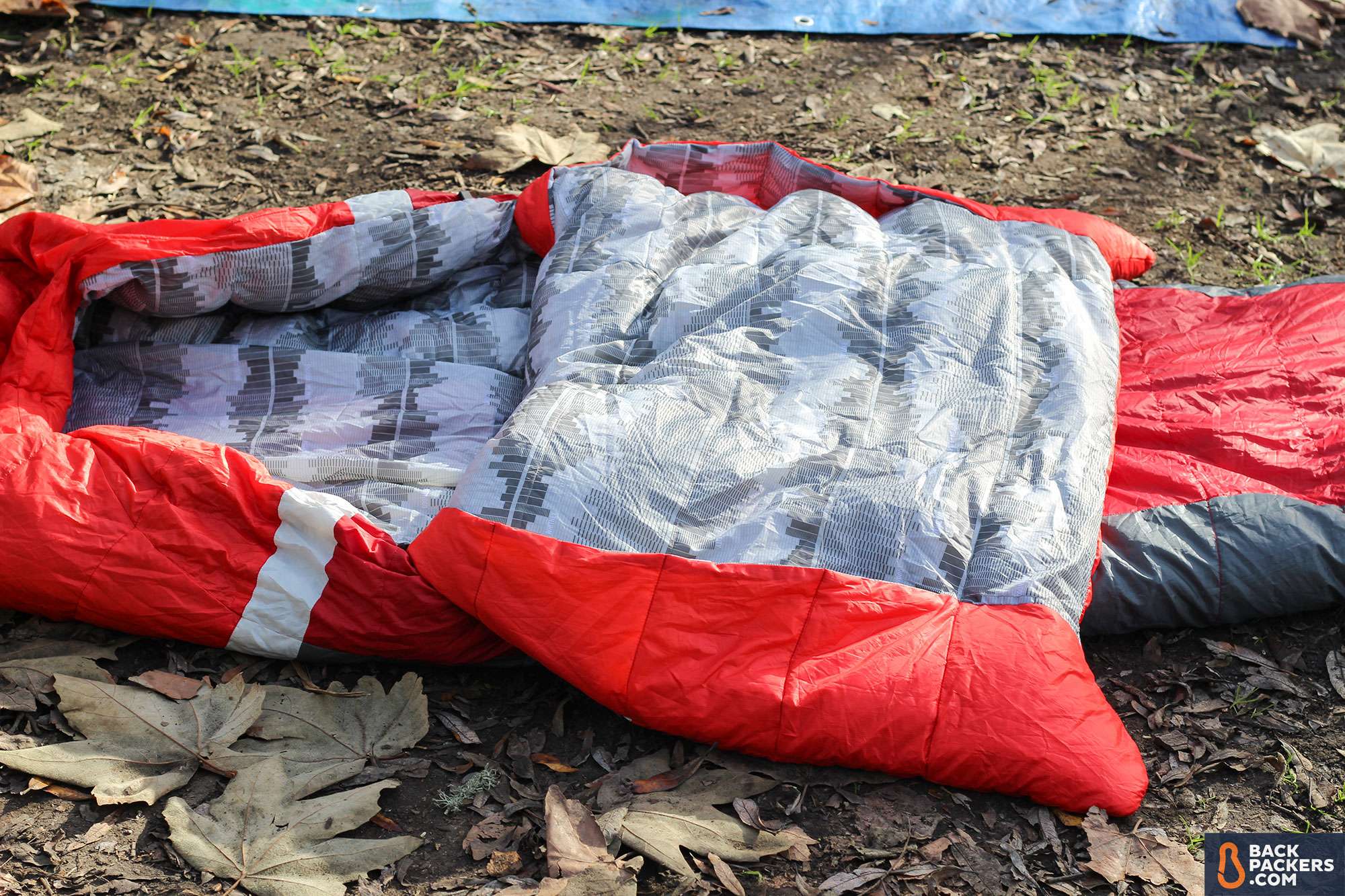 Sierra-Designs-Backcountry-Bed-review-comforter-unfolded