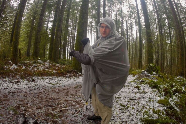 Six Moon Designs Gatewood Cape review arm-slots