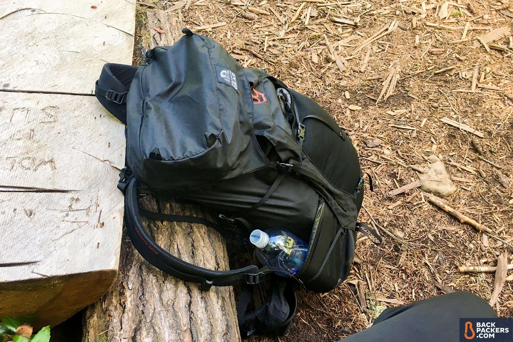 Granite-Gear-Crown-2-60-review-pack-side-picnic-table