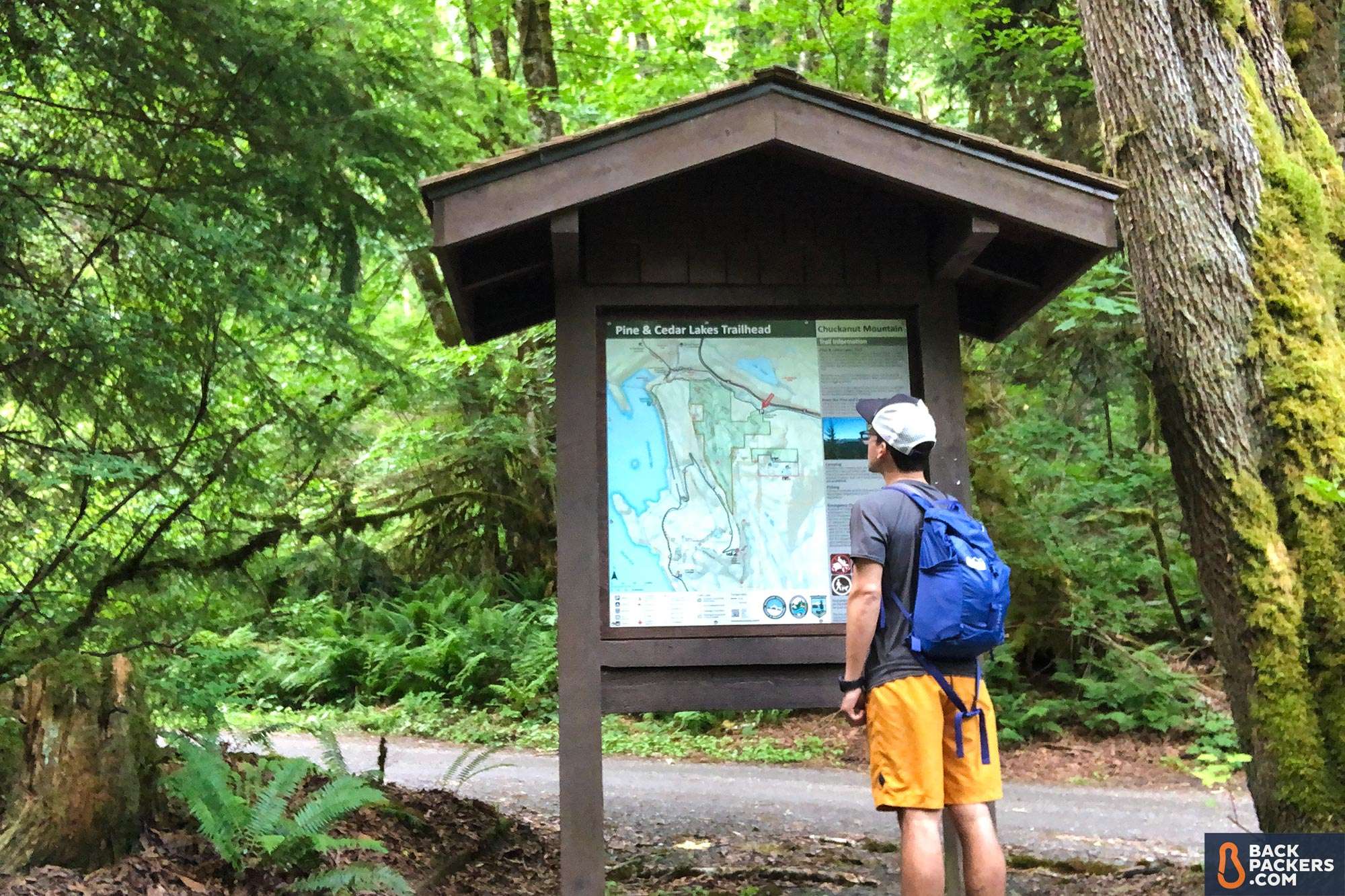 Prana-Mojo-Shorts-review-preparing-at-trailhead