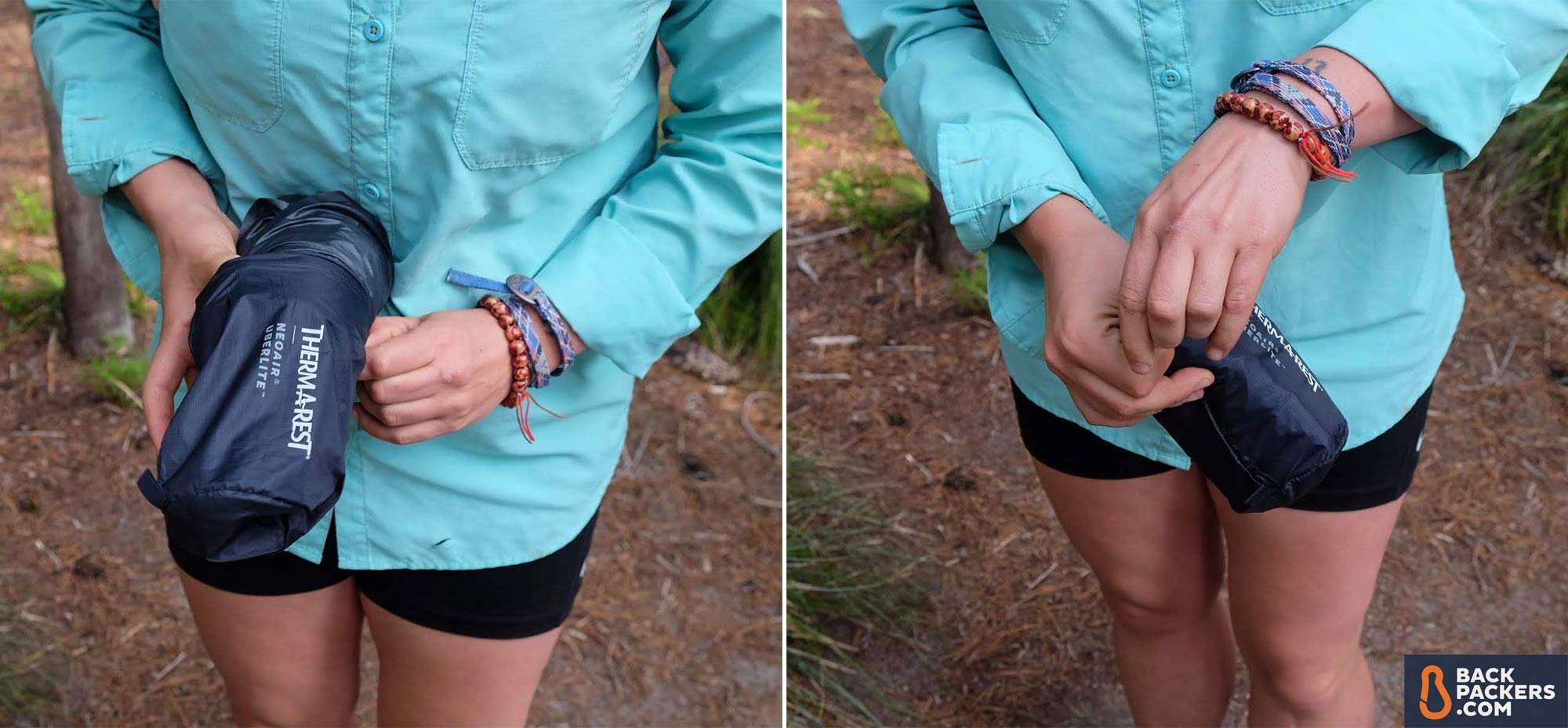 1-Therm-a-Rest-NeoAir-Uberlite--Review-packing-into-bag-1