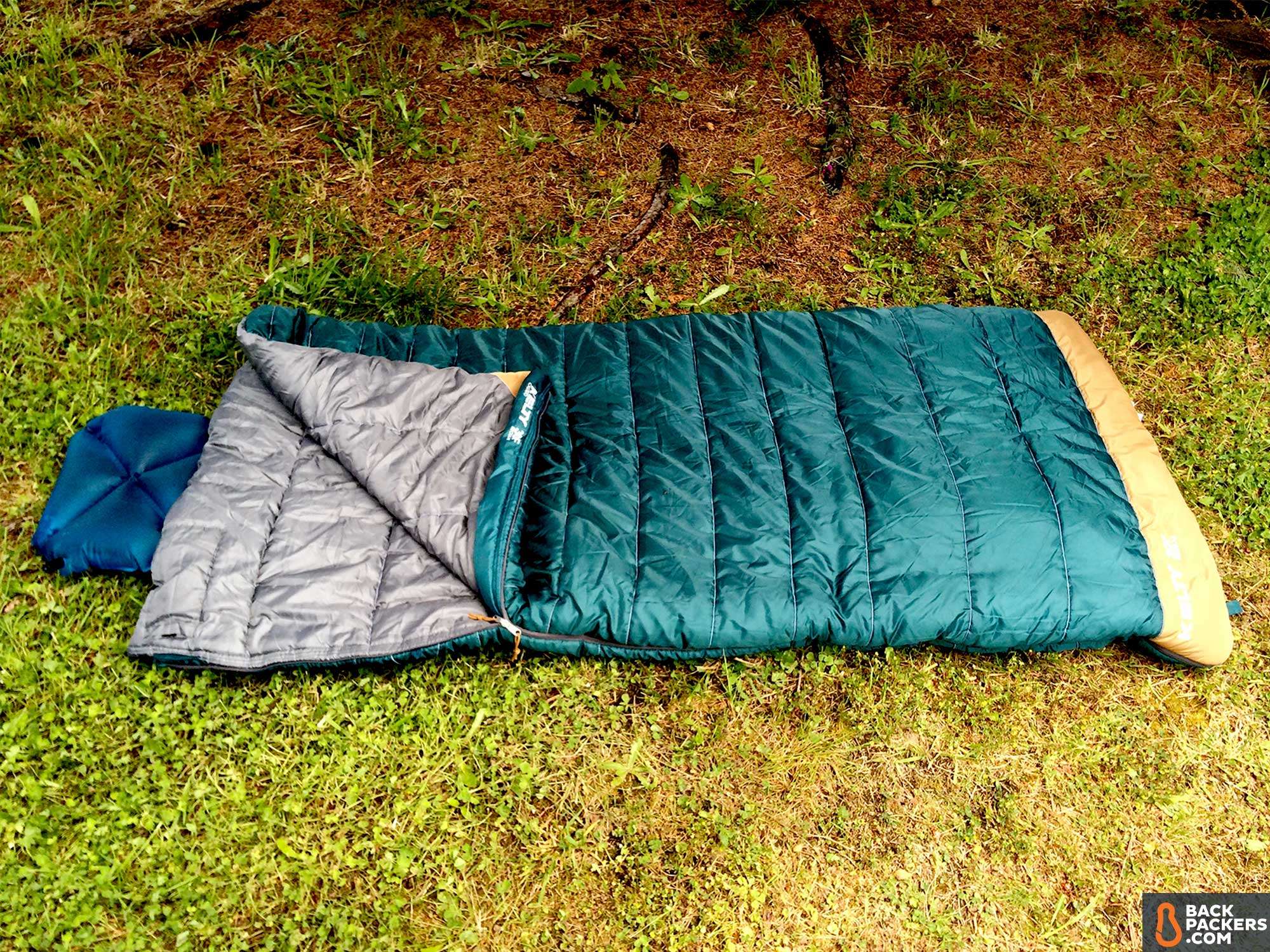 Kelty-Callisto-30-review-open-sleeping-bag