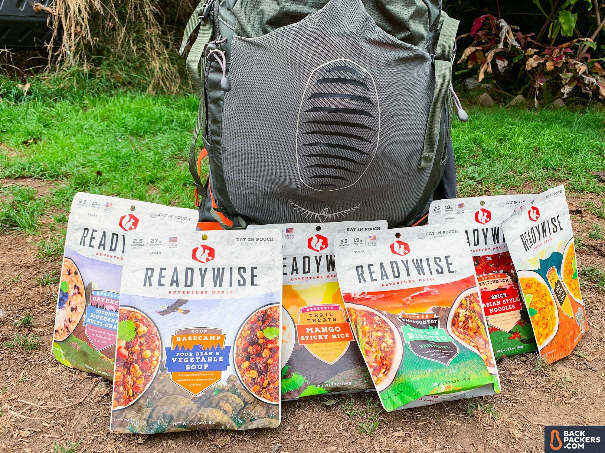 ReadyWise Vegan Meals: Freeze Dried Backpacking and Emergency Food