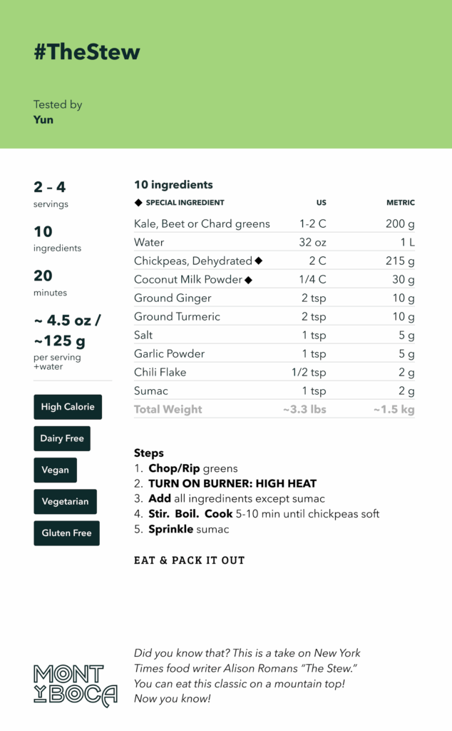 The Stew Recipe