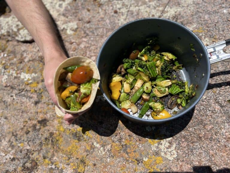 Trail Recipe: How to Make Veggie Mixto