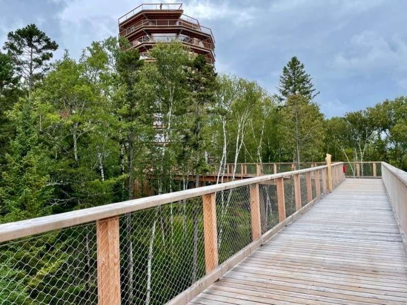 Quebec's Explorer's Route: An Adventurous Canadian Road Trip 3 Sentier des cimes tower
