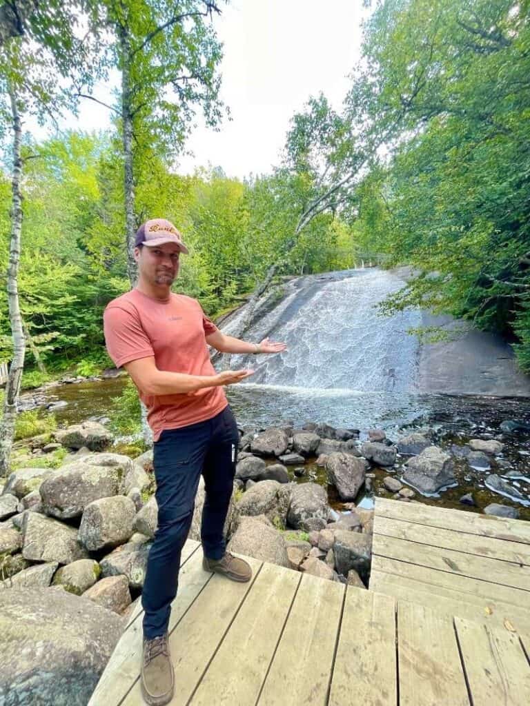 Quebec's Explorer's Route: An Adventurous Canadian Road Trip 8 Waterfall at Montagne du Diable.