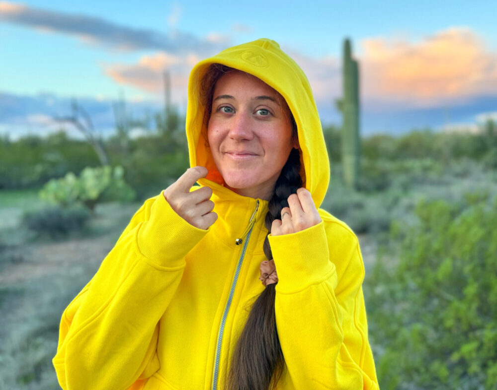 a nice cozy sweatshirt for car camping this spring