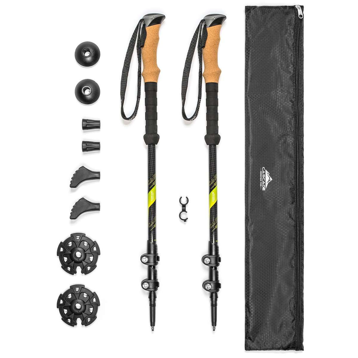 10 Budget Alpine Gear Essentials That Won’t Break the Bank 1 new and noteworthy alpine budget 2019 Cascade-Mountain-Tech-Carbon-Fiber-Quick-Lock-Cork-Grip-Trekking-Pole-With-Bag_1296x