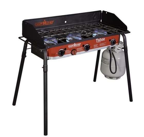 How to Choose a Camping Stove: Outdoor Cooking Guide 10 how-to-choose-the-best-camping-stove-camp chef tahoe 3 burner stove