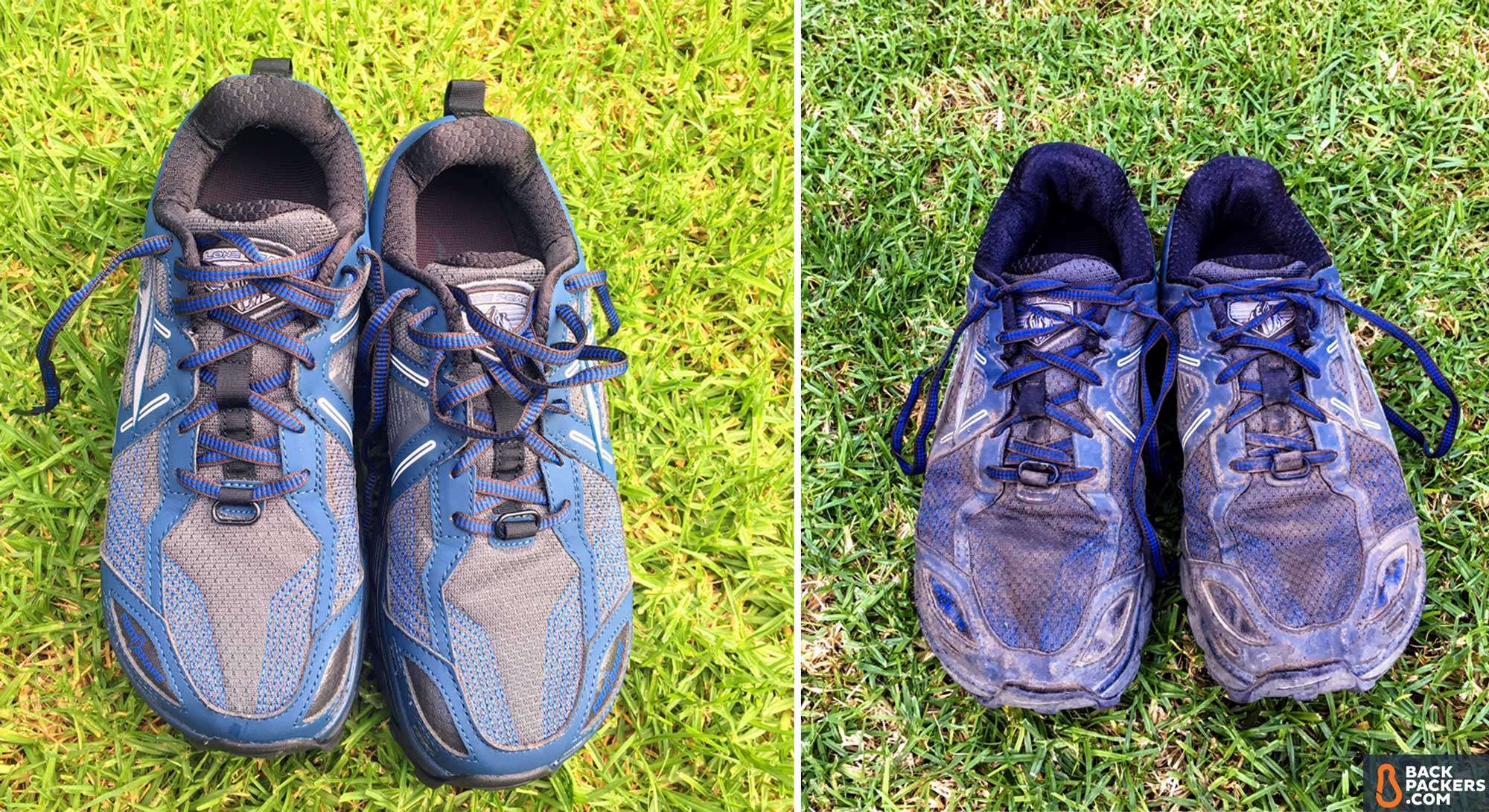 Altra Lone Peak 3.5 Trail Running Shoe Review 8 Altra-Lone-Peak-3.5-beforeafter-in-grass-unworn