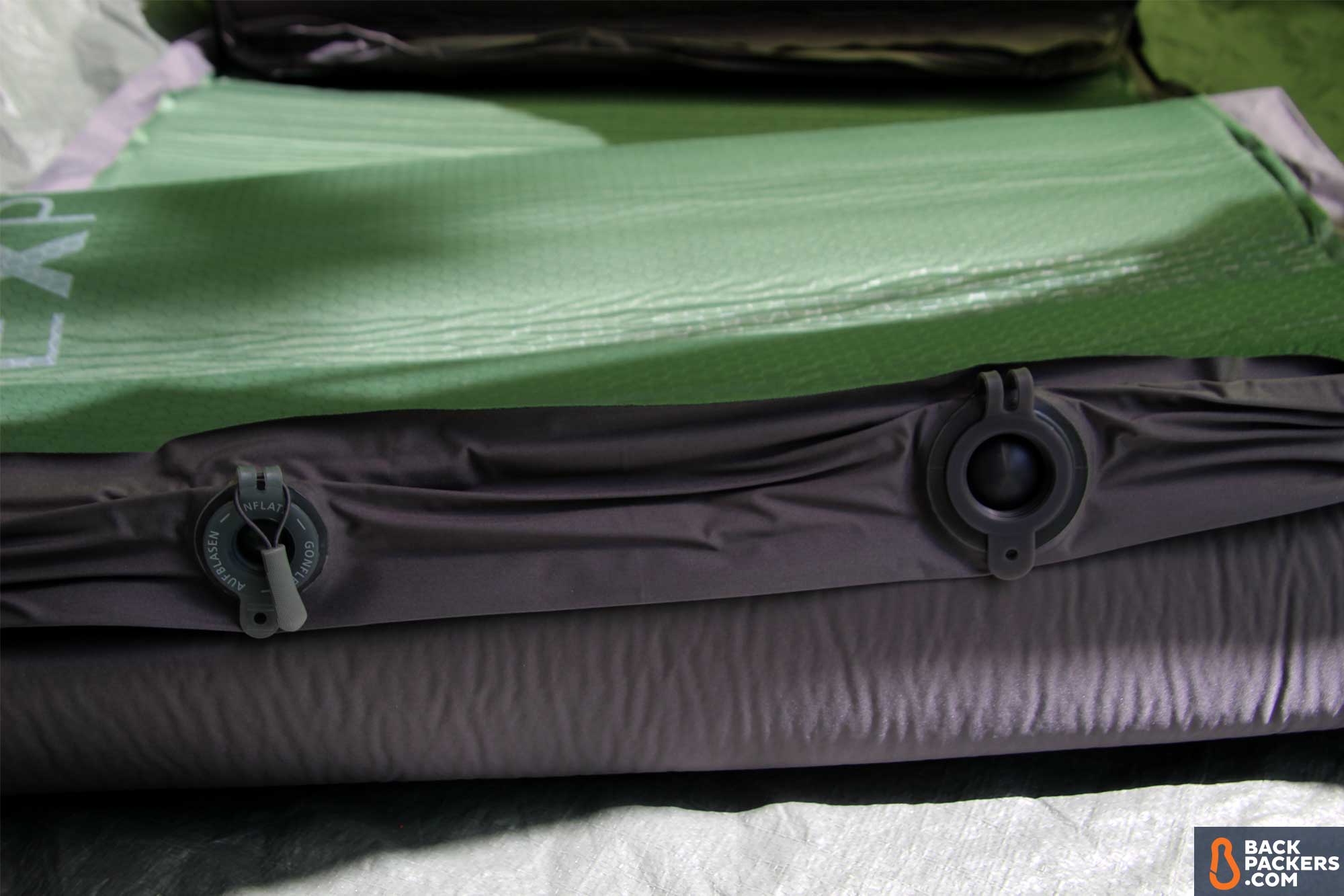 Exped MegaMat 10 Sleeping Mattress Review 9 Exped-MegaMat-10-review-flat-valves