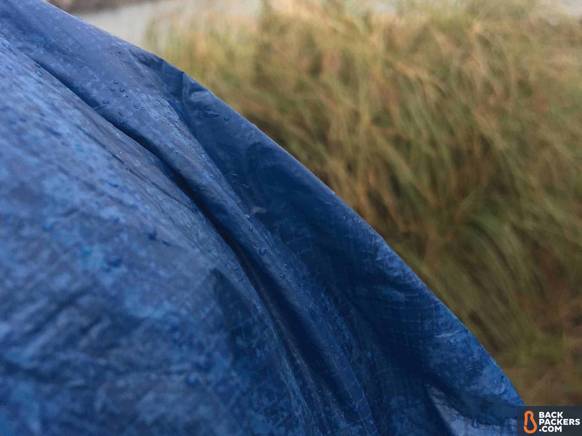 Frogg Toggs Ultra-Lite2 Jacket Review-fabric-wet-out