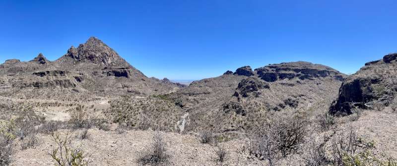Sierra de la Giganta view