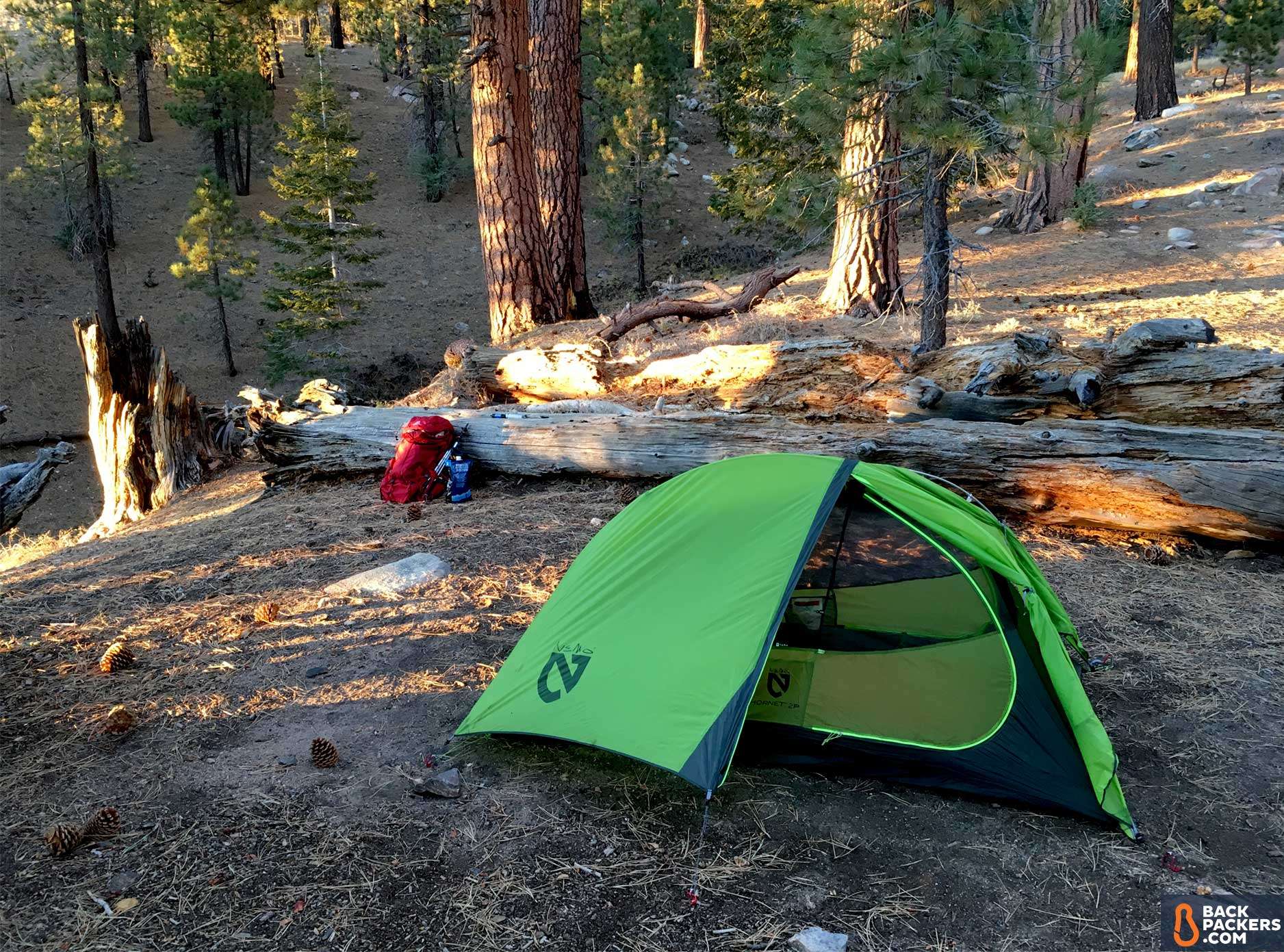 NEMO-Hornet-2P-review-campsite
