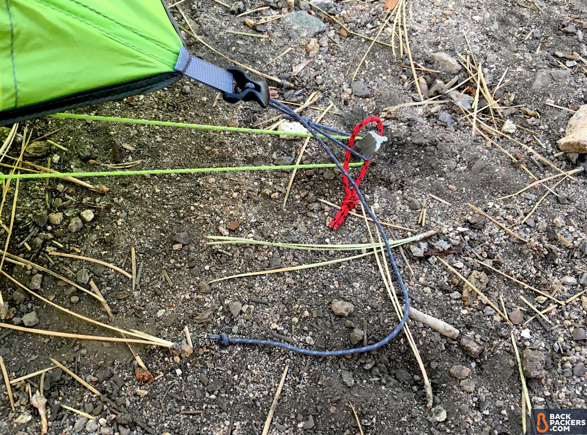 NEMO-Hornet-2P-review-stake-in-sand