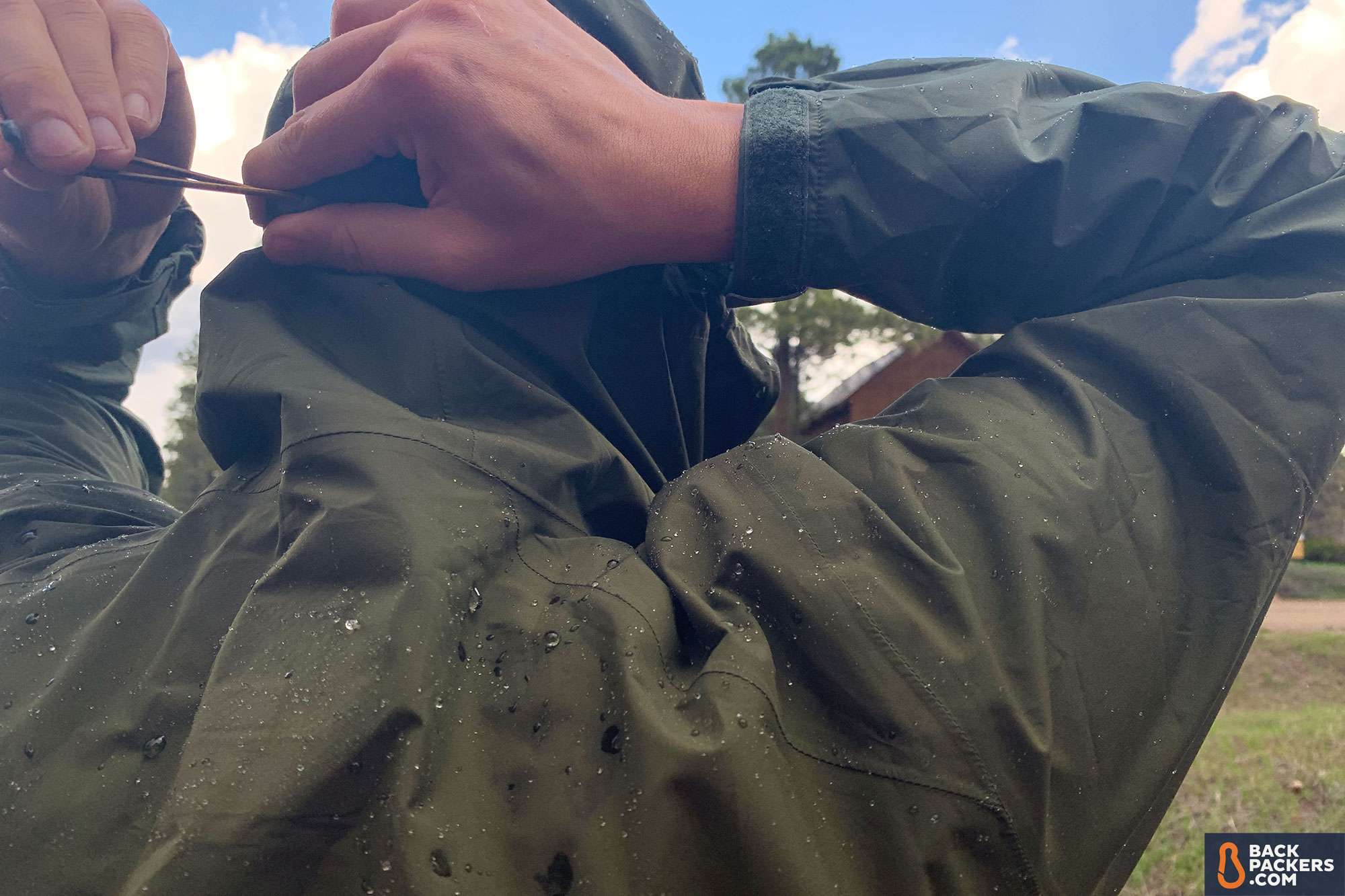 Outdoor Research Foray Rain Jacket Review 3 Outdoor-Research-Foray-review-hood-cinch-and-back