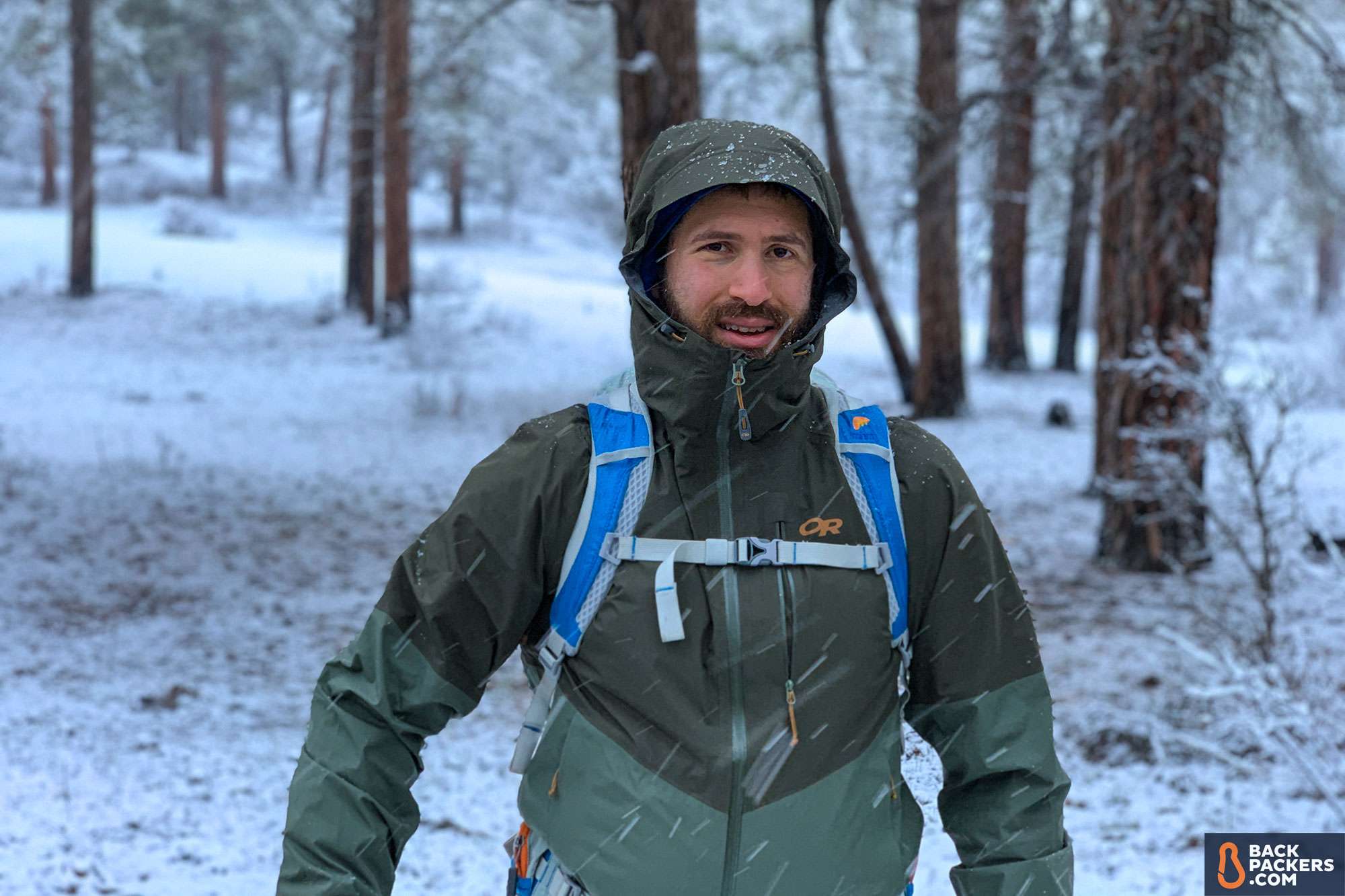 Outdoor Research Foray Rain Jacket Review 1 Outdoor-Research-Foray-review-in-snow