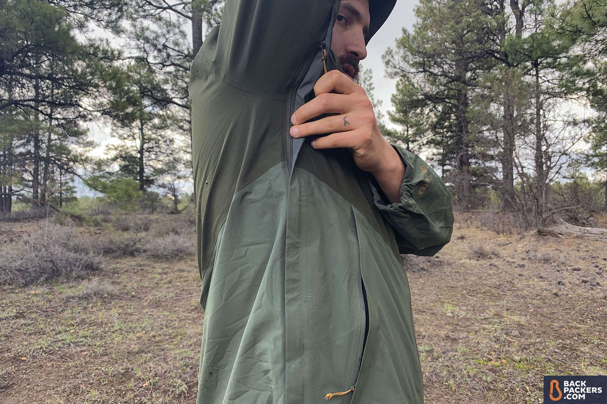 Outdoor Research Foray Rain Jacket Review 4 Outdoor Research Foray review side zipper torsoflow