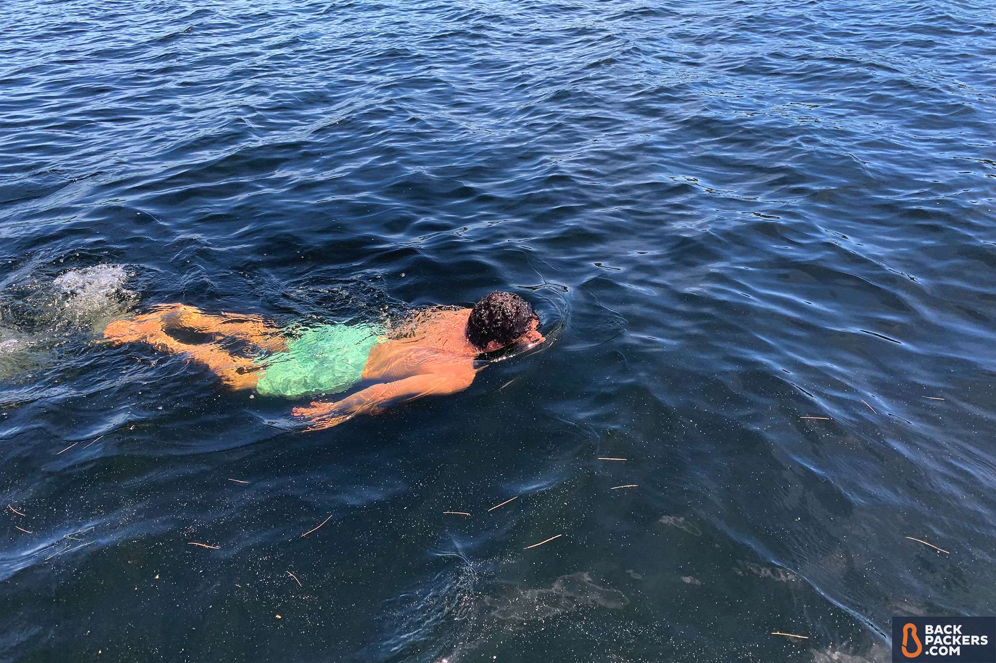 Patagonia Baggies Review: Everyday Shorts for Adventures 5 Patagonia-Baggies-review-swimming